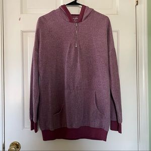 Oversized fleece hoodie
